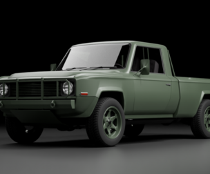 70s Military pickup truck V1