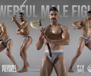 670+ Built for Battle – Powerful Male Figure Reference