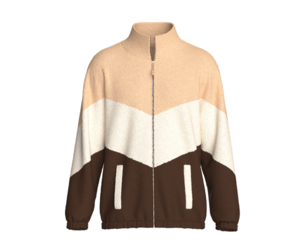 Men 3 Ton Zip Jacket With Elastic Bottom | Marvelous / Clo3d / obj / fbx