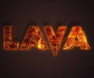 3D Lava PSD Fully Editable Text Effect. Layer Style PSD Mockup Template