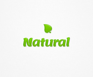 3D Natural PSD Fully Editable Text Effect. Layer Style PSD Mockup Template