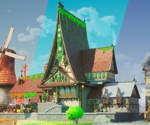 Stylized Fantasy Village – Emerald Haven | UE5 Stylized Environment