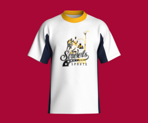 Men Printed Basketball Tshirt - Streets Sports | Marvelous / Clo3d / obj / fbx