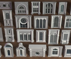 Building Facade Collection 9 - 27 pieces