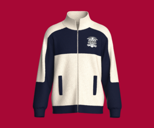 Men 2 Ton Printed Jacket With Sherpa | Marvelous / Clo3d / obj / fbx