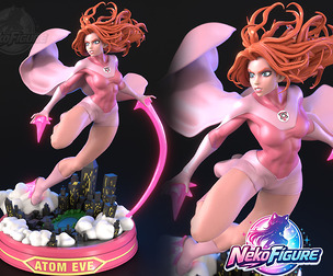 Atom Eve Figurine stl printable