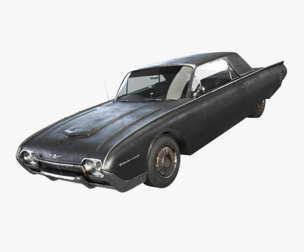 Ford Thunderbird 1961 Convertible Hardtop Aged