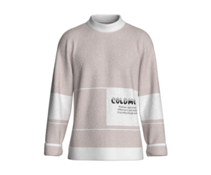 Men Printed Sweatshirt With Sherpa - CLODMODE | Marvelous / Clo3d / obj / fbx