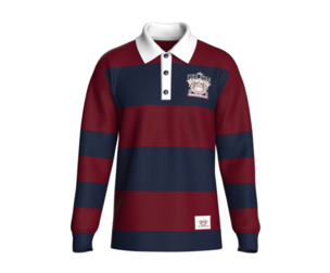 Men Printed Polo Sweatshirt With Patch | Marvelous / Clo3d / obj / fbx