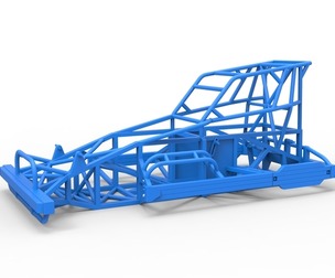 Frame of New Zealand Superstock car V4 Scale 1:25