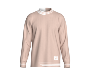Men Tipping Sweatshirt With Patch | Marvelous / Clo3d / obj / fbx