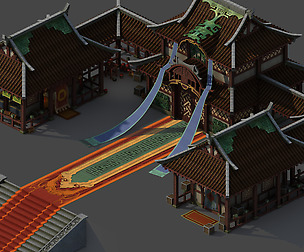 Family scene - bank - warehouse