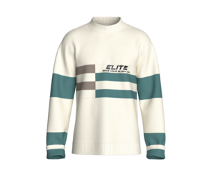 Men Long Sleeve Printed Sweatshirt - ELITE | Marvelous / Clo3d / obj / fbx