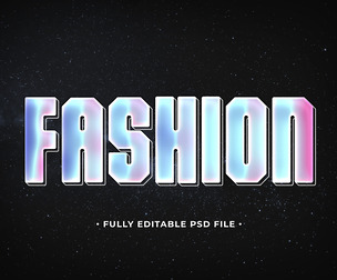 Fashion PSD Fully Editable Text Effect. Layer Style PSD Mockup Template