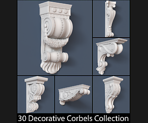30 Decorative Corbels Collection