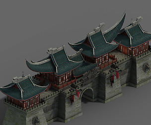 Building - Wall Gate 08
