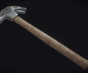 Claw Hammer – Low Poly Game-Ready Tool (PBR, 2K)