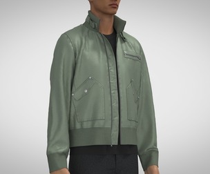 High Neck Bomber Jacket