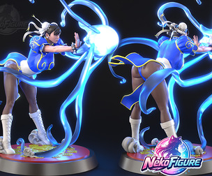 ChunLi Street Fighter Statue Figurine stl printable