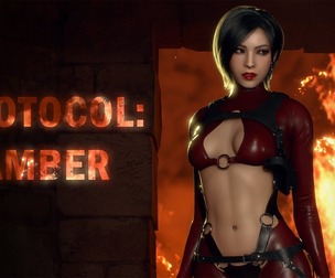 Protocol: Amber - Outfit Mod for RE4 Remake Ada Wong