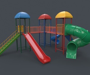 PBR Playground Outdoor Jungle Gym 15 A