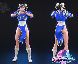 ChunLi Street Fighter Statue Figurine stl printable