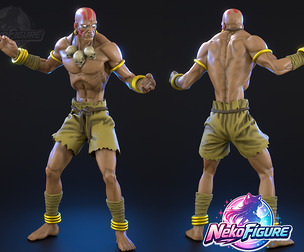 Dhalsim Street Fighter Statue Figurine stl printable