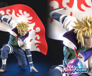 Minato Naruto Statue Figurine stl printable