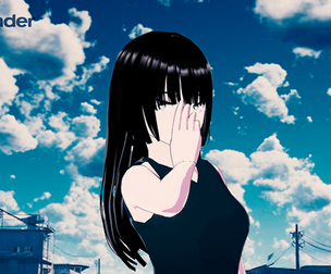Hikari Hot & Beautiful Anime Girl 3D Model