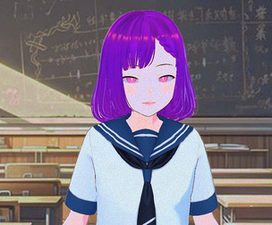 Gameready Anime - Female Student Aki