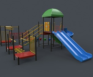 PBR Playground Outdoor Jungle Gym 18