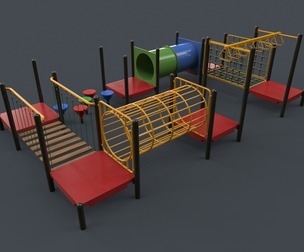 PBR Playground Outdoor Jungle Gym 20