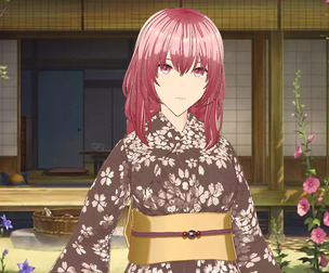 Gameready Anime Japanese Kimono Girl