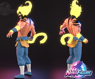 Goku Dragonball custom Statue Figurine stl printable