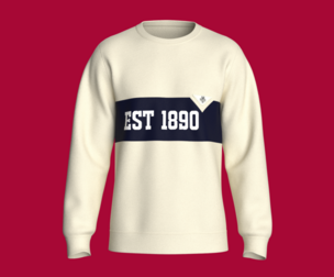 Men Printed Sweatshirt With Patch - EST 1890 | Marvelous / Clo3d / obj / fbx