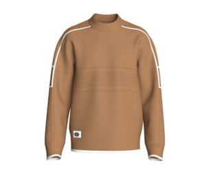 Men Ribbed Sweatshirt With Patch | Marvelous / Clo3d / obj / fbx