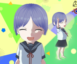Gameready Anime - Chibi School Girl 2 Ariako