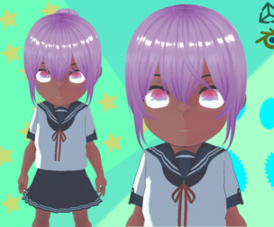 Gameready Anime Chibi School Girl 4 Hijimo chan