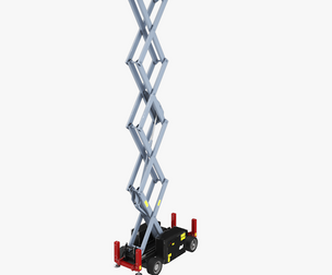 Scissor Lift - Game Ready PBR - 3 LODs