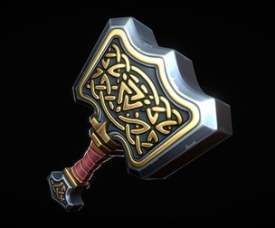 Stylized Mjolnir