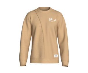 Men Printed Sweatshirt With Patch - BOARDING | Marvelous / Clo3d / obj / fbx