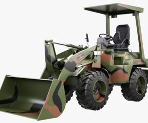 Small Military Wheeled Loader
