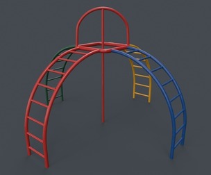 PBR Outdoor Playground Monkey Bars B