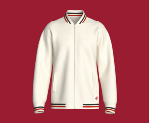 Men Striped Jacket With Patch | Marvelous / Clo3d / obj / fbx