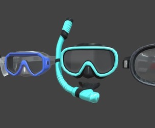 4 Different Snorkel Mask Designs