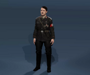 WW2 Historical Figure - Realistic Male - Runway Animation Included 二战历史人物 阿道夫希特勒