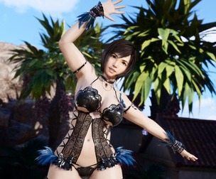 Yuffie - Queen of Spades