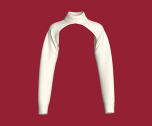 Girls Long Sleeve Bolero Shrug | Marvelous / Clo3d / obj / fbx