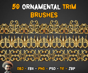 50 Ornamental Trim Brush - Vol 54