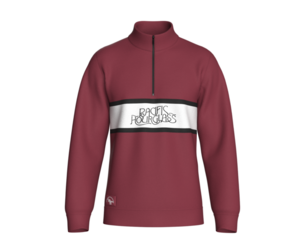 Men Half Zip Printed Sweatshirt With Patch | Marvelous / Clo3d / obj / fbx